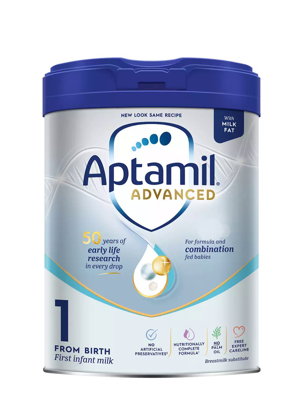 Aptamil Advanced 1 First Formula Baby Milk Powder from Birth 800g